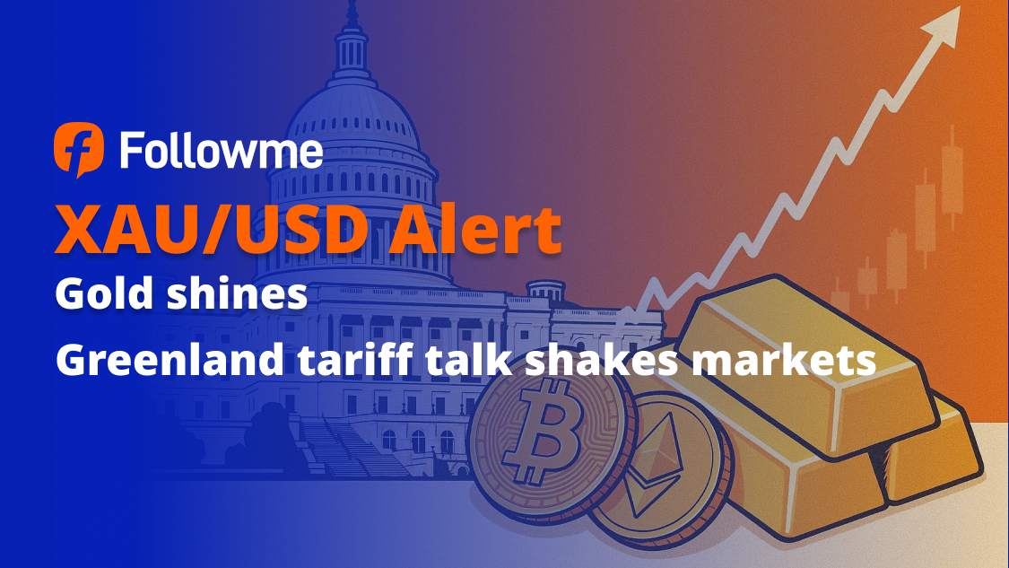 XAU/USD Alert – Gold shines as Greenland tariff talk shakes markets 