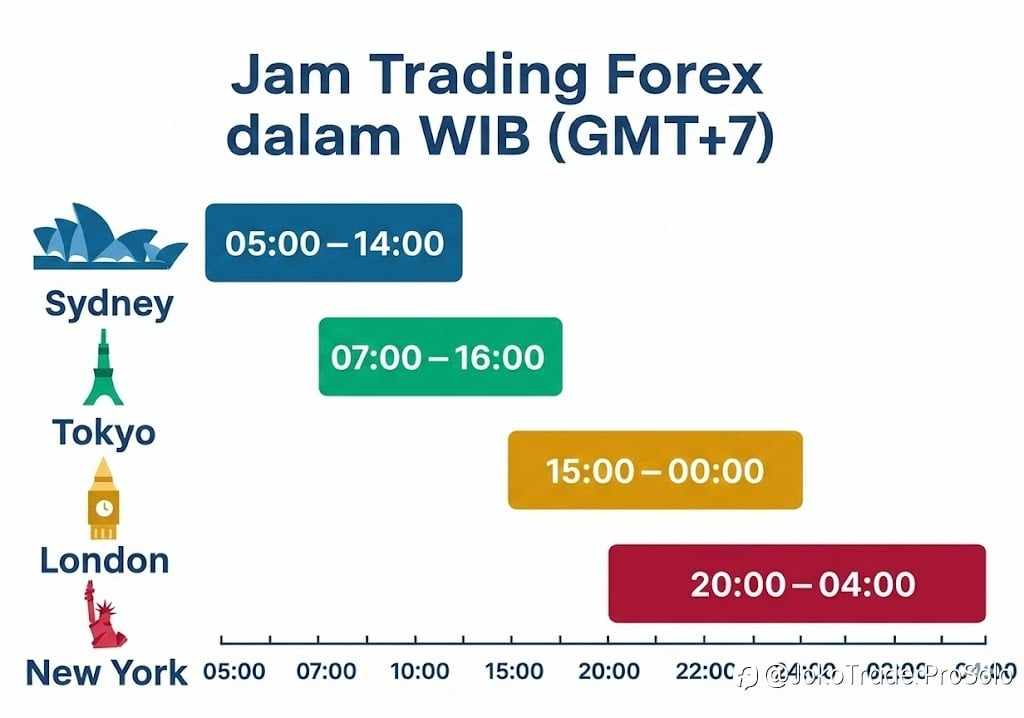 Jam Sesi Forex: Dulu Saya Kira 24 Jam Sama, Ternyata Tidak