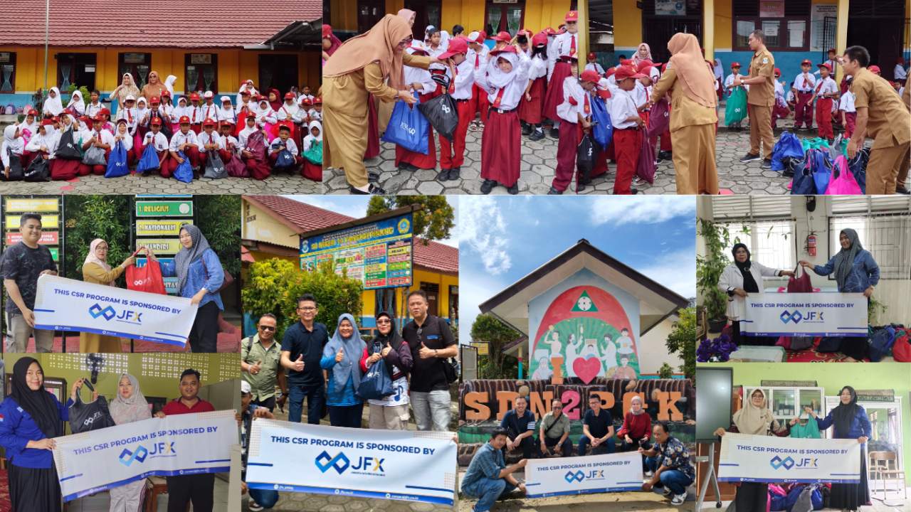 Jakarta Futures Exchange (JFX) Implements Education-Focused CSR Program Across Five Elementary Schools in Bangka