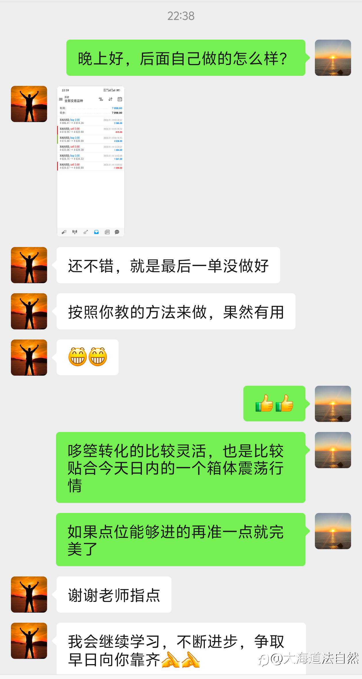 做交易指导,我始终觉得“授人以鱼不如授人以渔”。