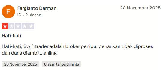 BROKER BURONAN! Swift Trader Masuk Daftar Hitam Internasional