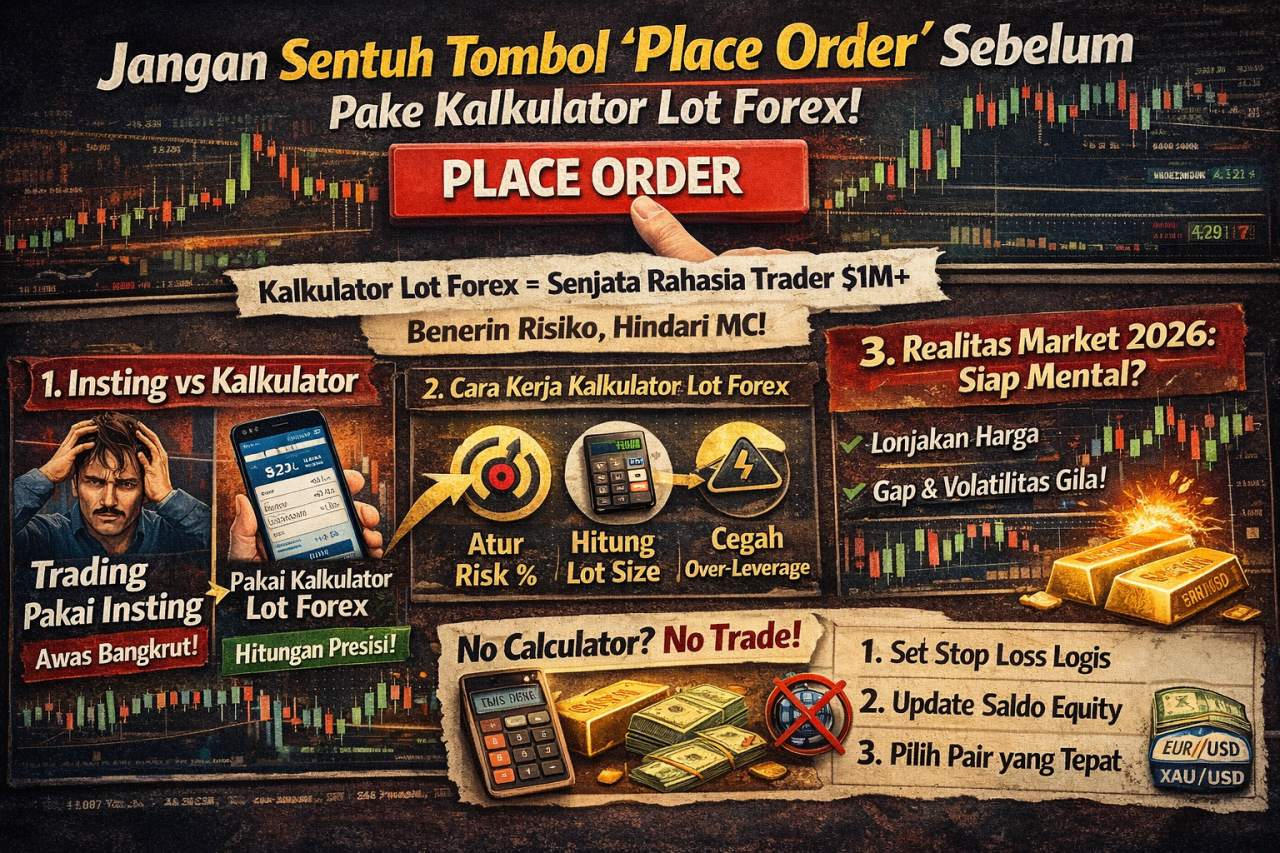 Jangan Sentuh Tombol 'Place Order' Sebelum Pake Kalkulator Lot Forex!