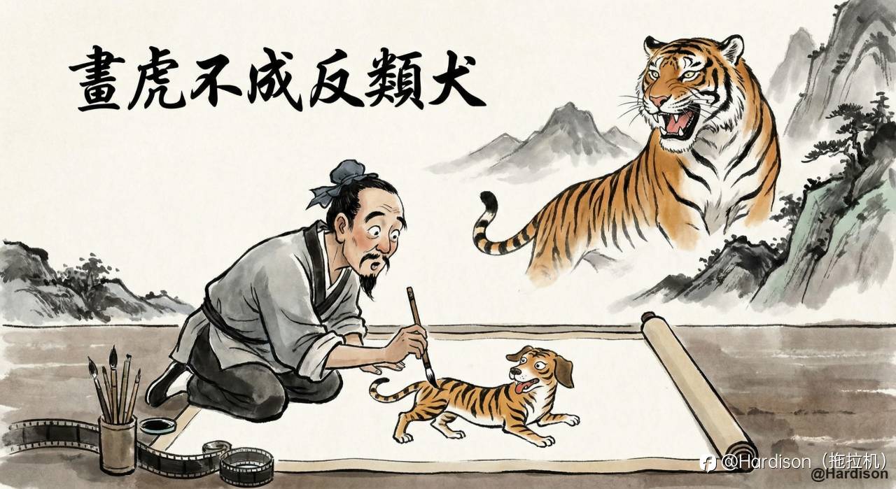画虎不成反类犬
