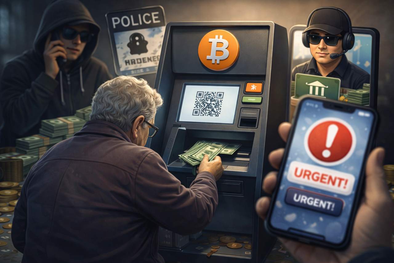 Luật 2 tháng của em: Gấp gáp + Bitcoin ATM = Dừng ngay