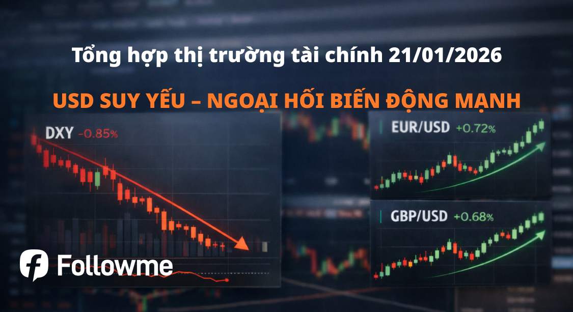 Tổng hợp thị trường tài chính 21/01/2026