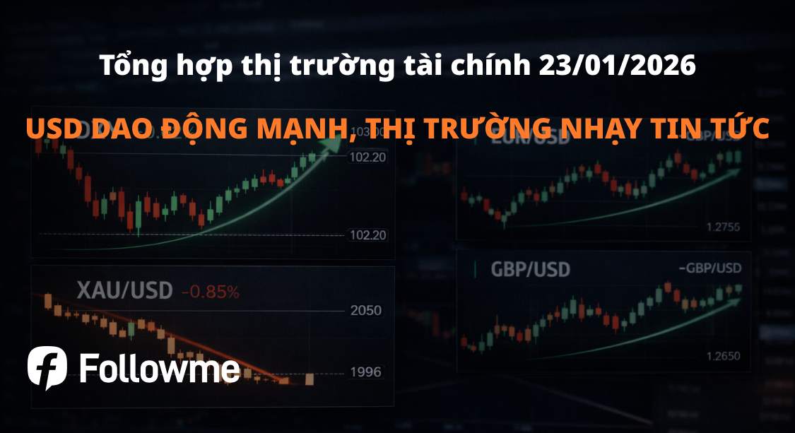 Tổng hợp thị trường tài chính 23/01/2026