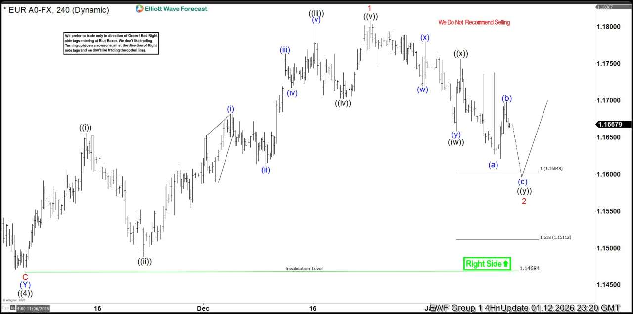 EURUSD Elliott Wave : Calling the Rally After Double Three Pattern
