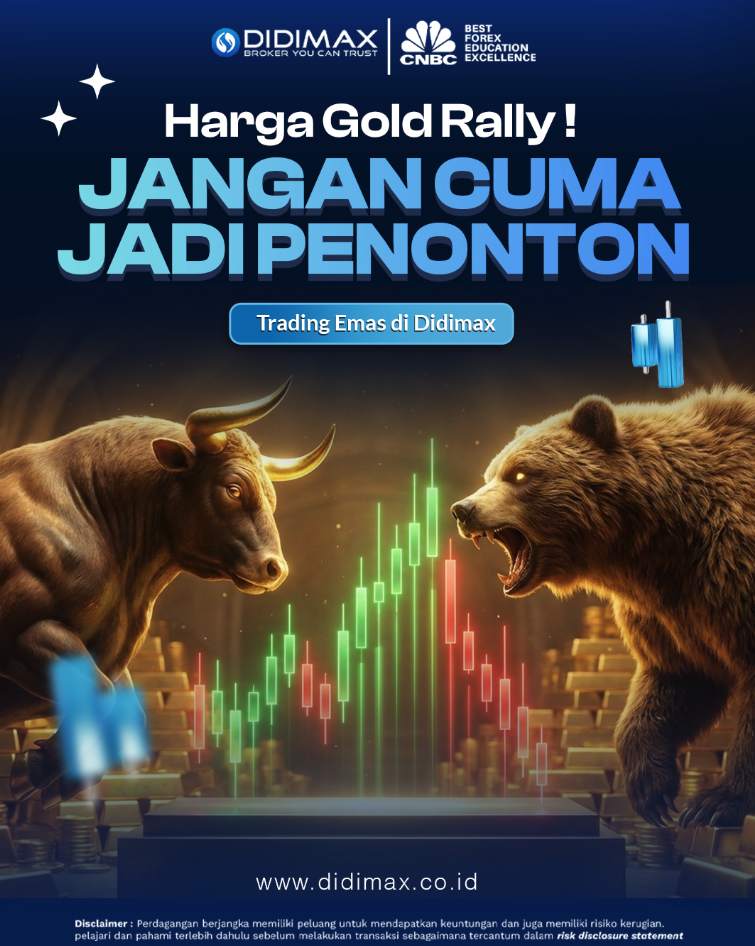 Harga emas lagi rally 📈