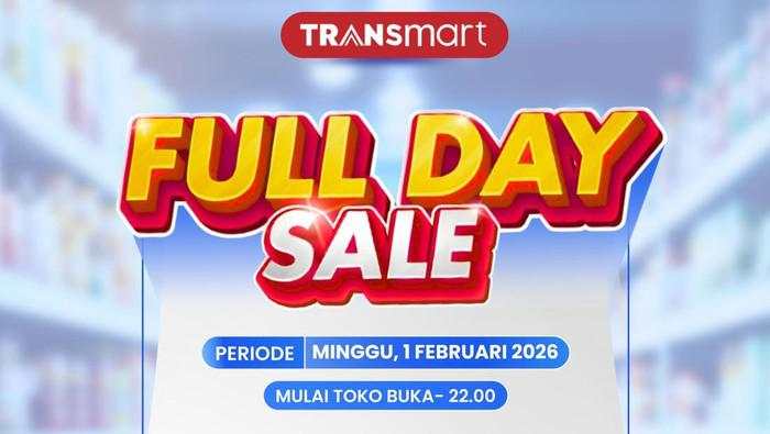 Besok Ramai-ramai Serbu Transmart Full Day Sale! Pesta Diskon 50% + 20%