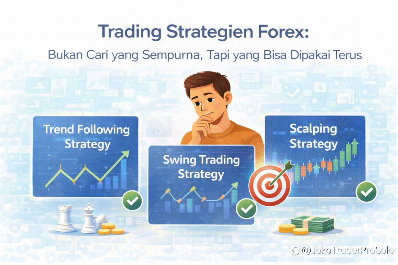 Trading Strategien Forex: Bukan Cari yang Sempurna, Tapi yang Bisa Dipakai Terus