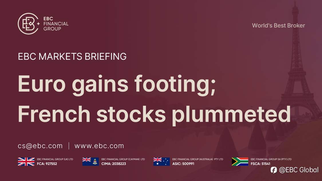 ​EBC Markets Briefing | Euro gains footing; French stocks plummeted