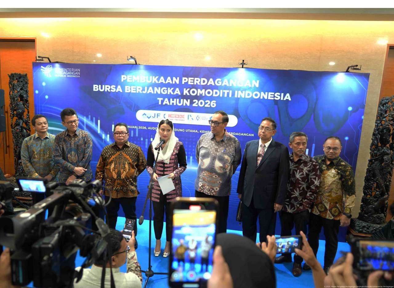 Pembukaan Perdagangan Bursa Berjangka Komoditi Indonesia Tahun 2026, Wamendag Optimis Industri PBK Kian Bersinar