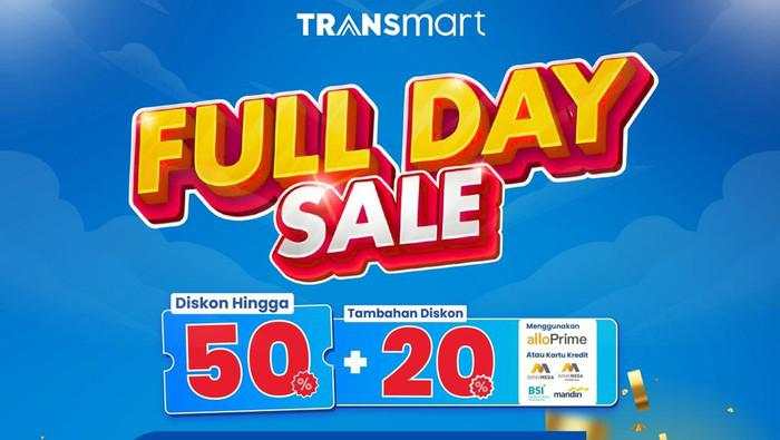 Hari Ini Merapat ke Transmart Full Day Sale! Semarak Diskon 50% + 20%