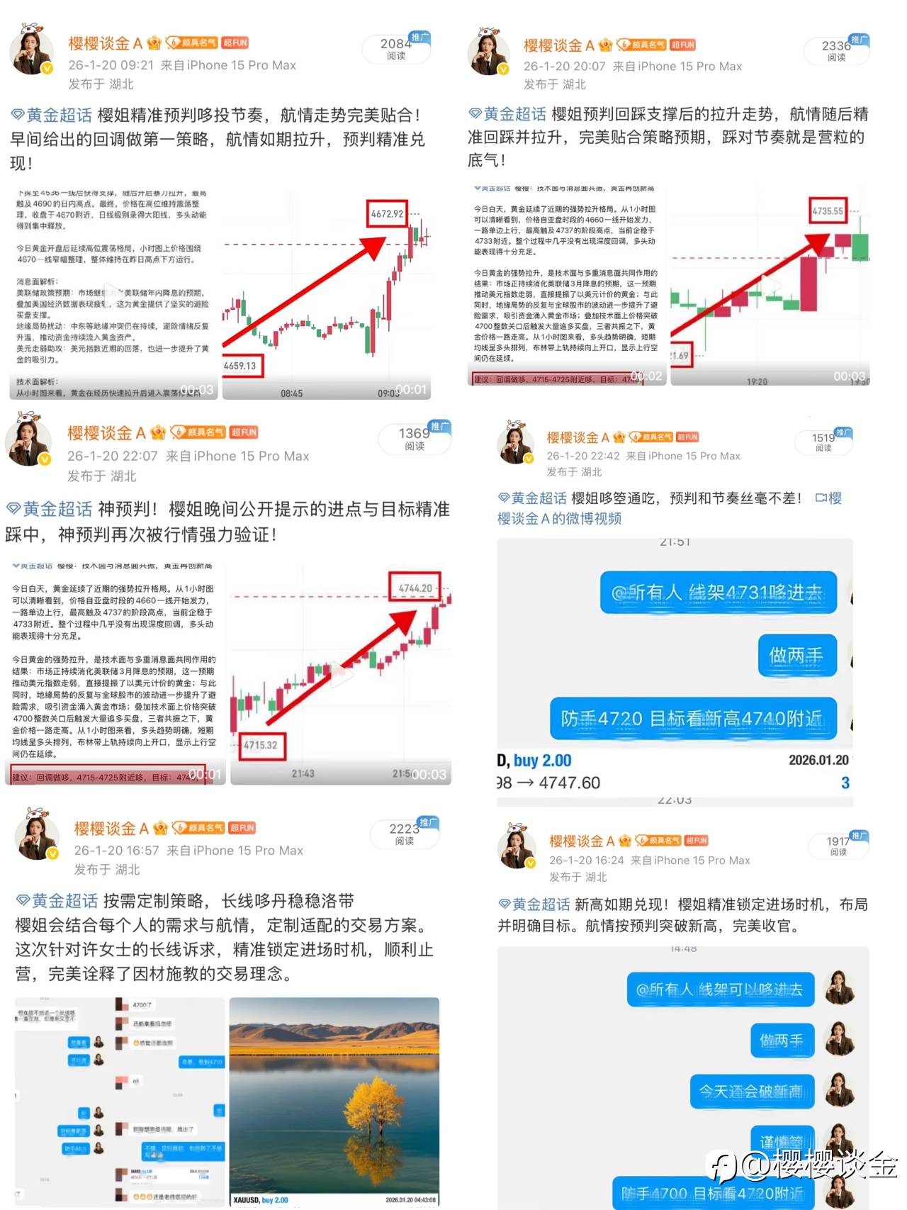 樱姐黄金 1.20交易思路总结