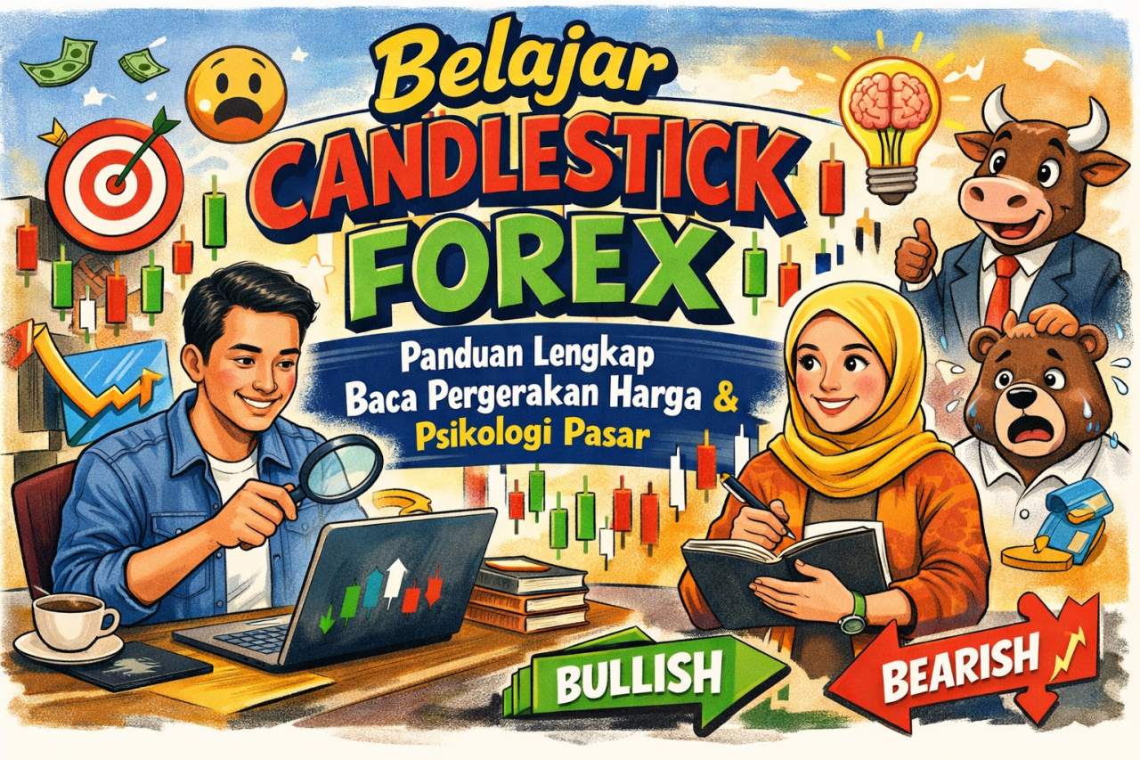 Belajar Candlestick Forex: Panduan Lengkap Baca Pergerakan Harga & Psikologi Pasar
