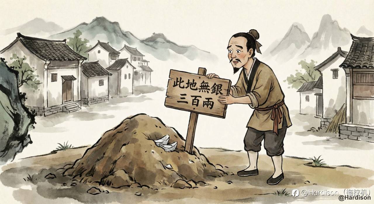 此地无银三百两