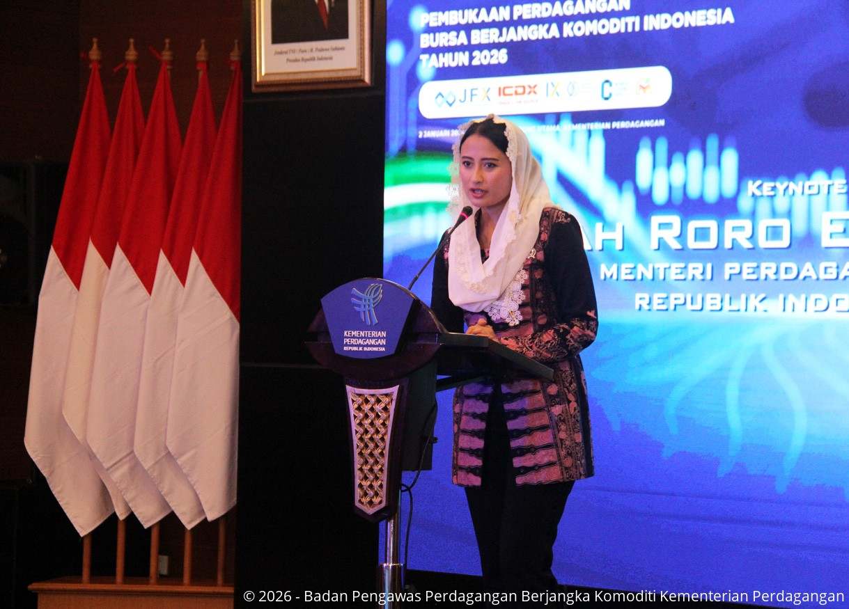 Pembukaan Perdagangan Bursa Berjangka Komoditi Indonesia Tahun 2026, Wamendag Optimis Industri PBK Kian Bersinar