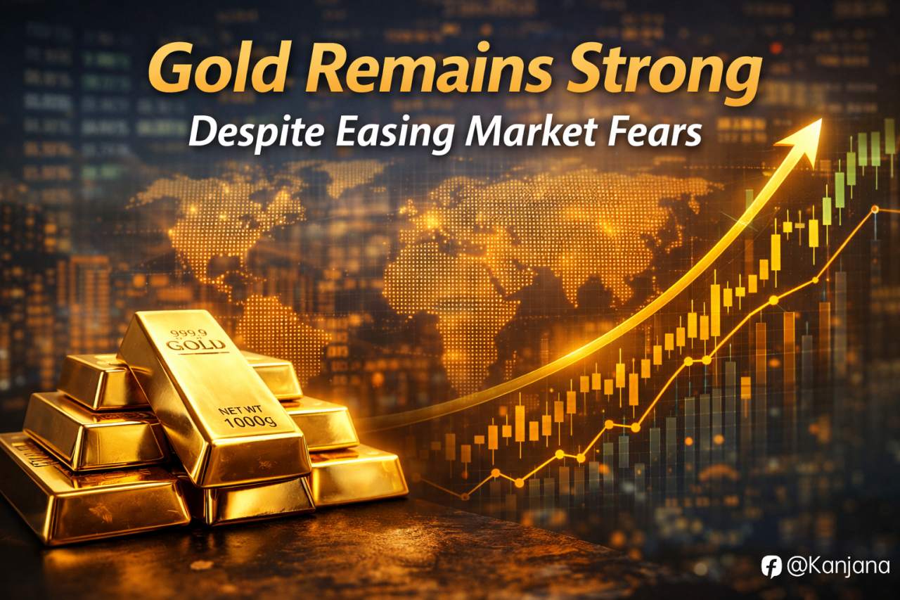 Gold Remains Strong Despite Easing Market Fears
