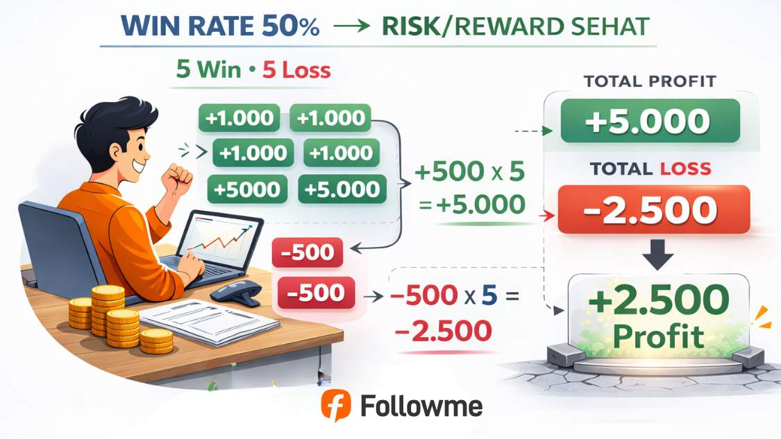Mau Profit Lebih Stabil? Mulai dari Rasio Risk/Reward