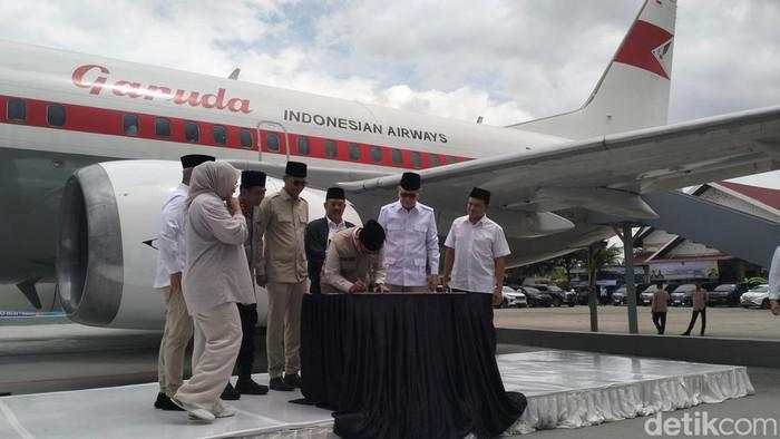 Garuda Hibahkan Pesawat untuk Manasik Haji di Aceh, Ini Tujuannya