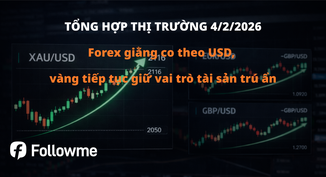 FX giằng co theo USD, vàng tiếp tục giữ vai trò tài sản trú ẩn