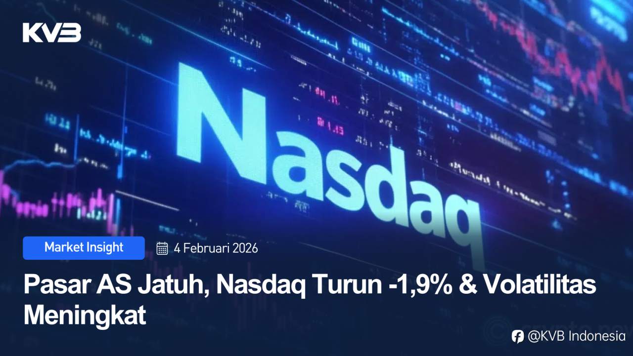 Nasdaq Turun Tajam -1,9% & Volatilitas Melejit