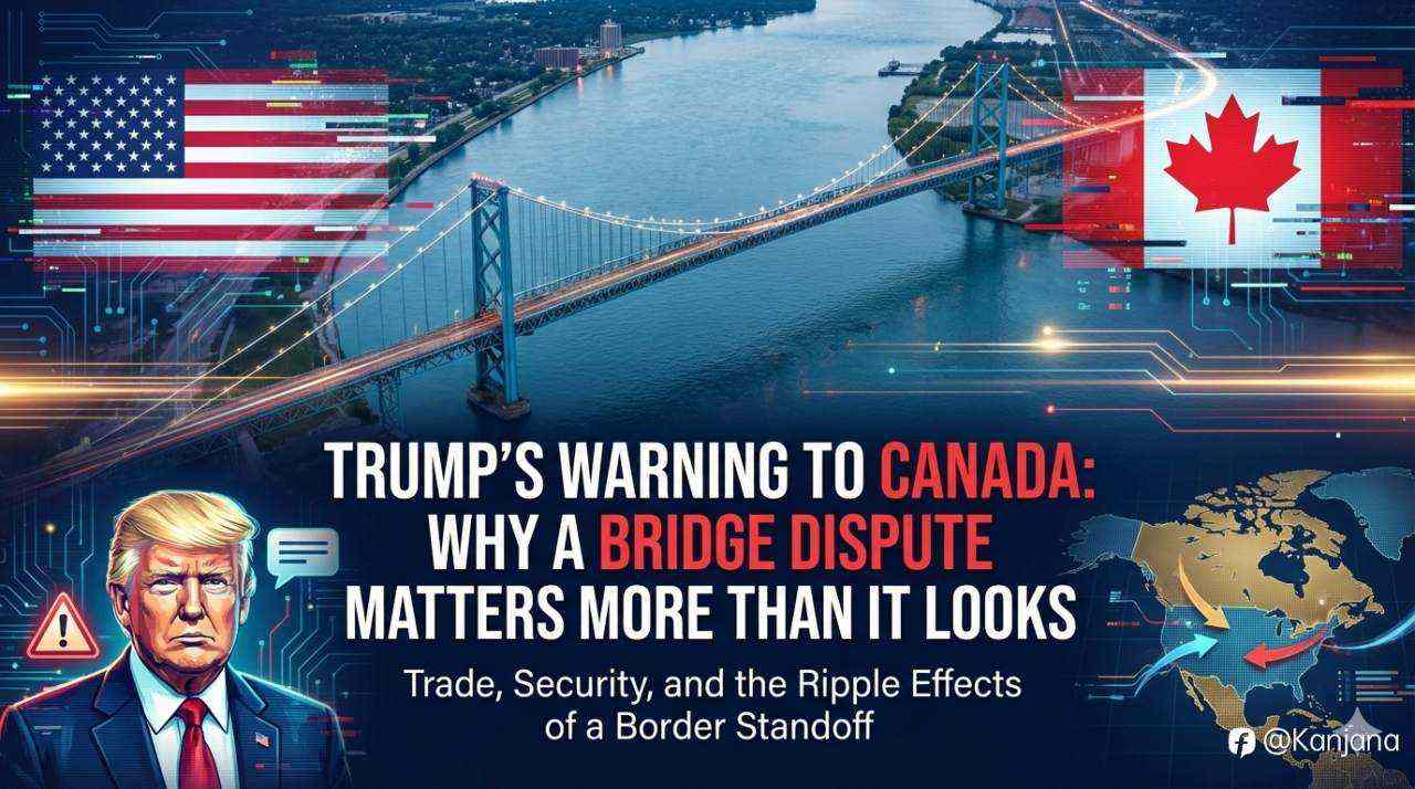 Trump’s Warning to Canada: Why a Bridge Dispute Matters More Than It Looks