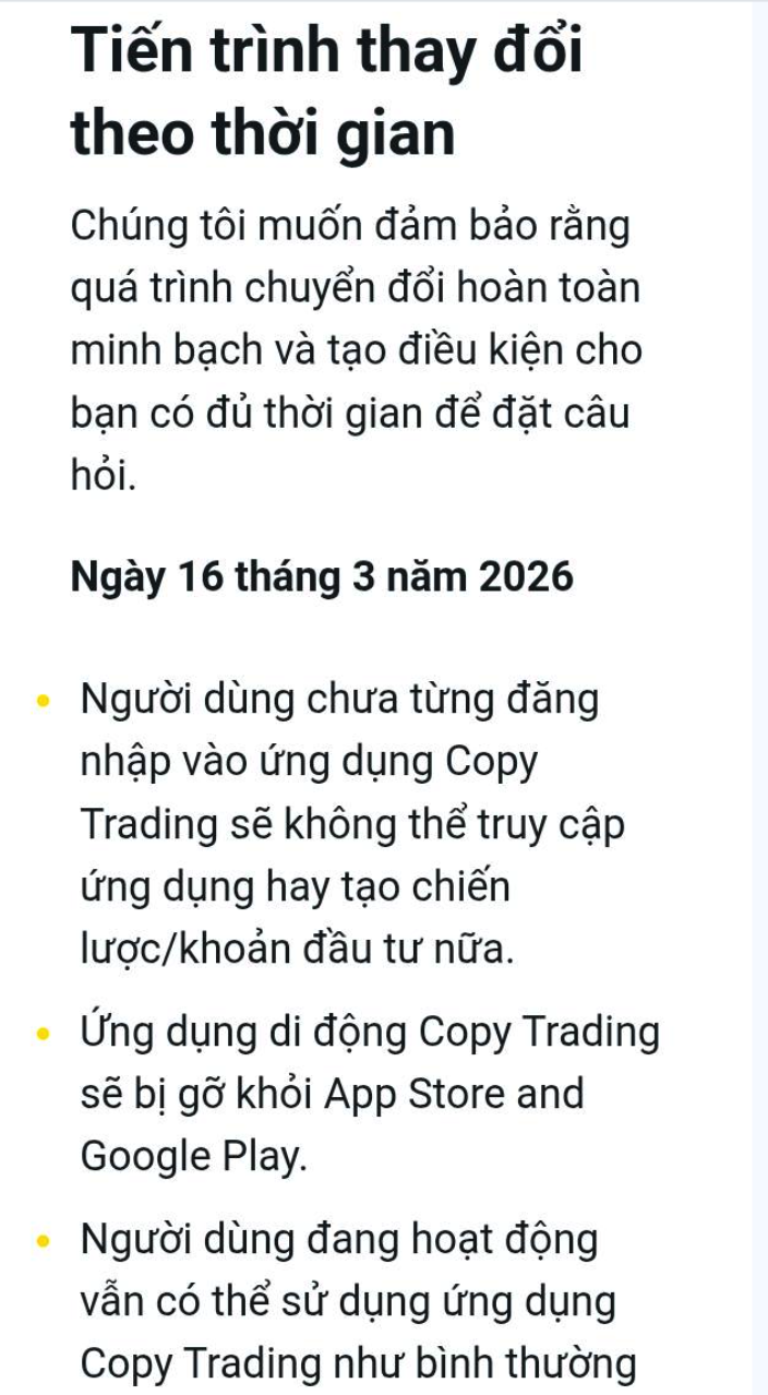 Exness to Phase Out Copy Trading Service in Vietnam Starting March 2026