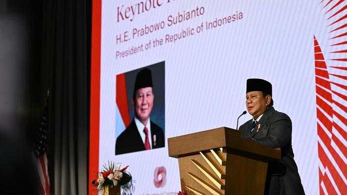 Prabowo Pamer di Depan Pengusaha AS: Hemat Rp 300 T-Tutup 1.000 Tambang