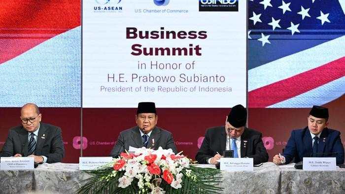 Daftar Kerja Sama Pengusaha RI-AS yang Diteken di Hadapan Prabowo