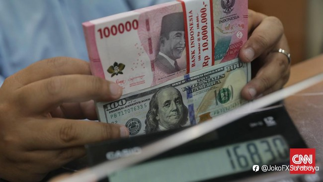 Dolar Perkasa, Rupiah Hari Jumat 27/2 Lesu ke Rp16.779 per Dolar AS