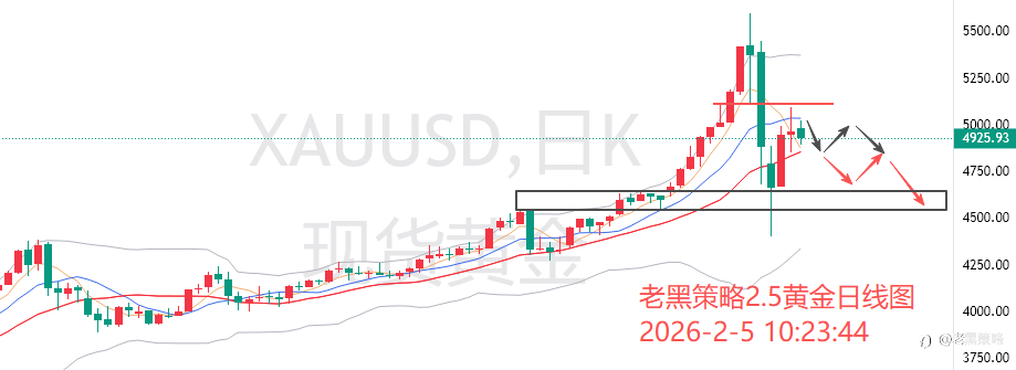 老黑策略:2.5外汇、黄金、原油分析策略