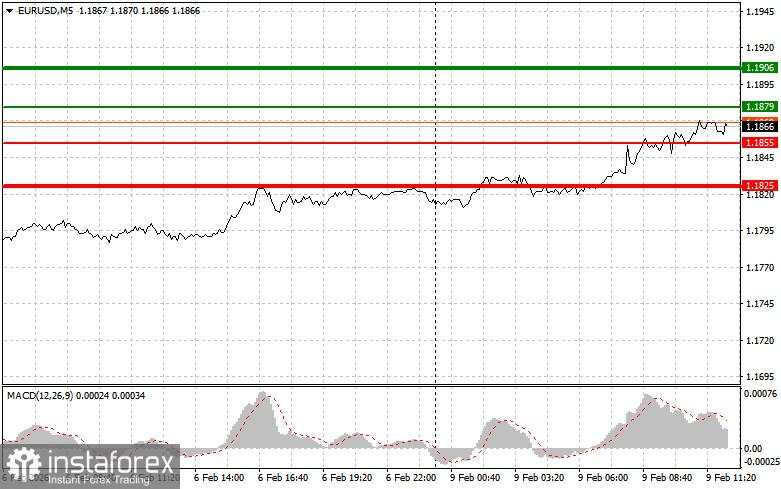 EUR/USD: Kiat-kiat untuk Trader Pemula pada 9 Februari (Sesi AS)