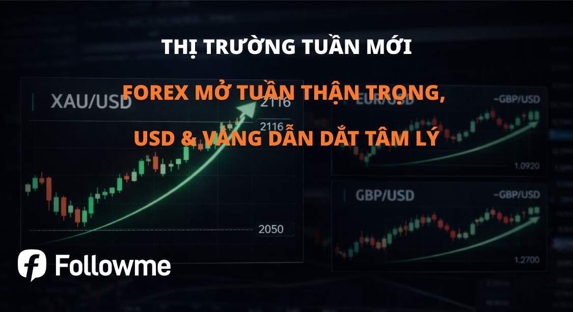 FX khép phiên giằng co, USD thiếu động lực – vàng tiếp tục neo tâm lý phòng thủ