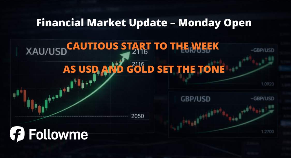 FX Starts the Week Cautiously as USD and Gold Lead Market Sentiment