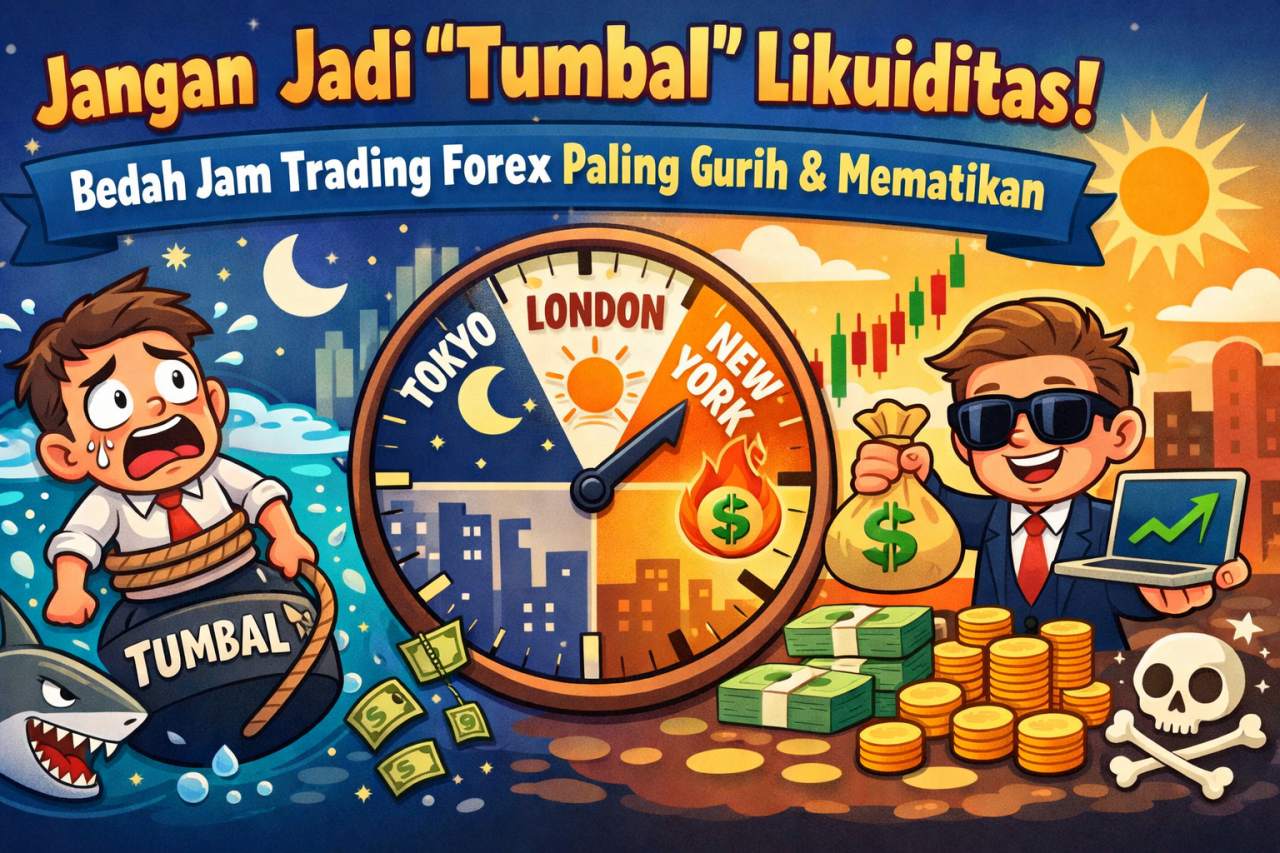 Jam Trading Forex Terbaik: Rahasia Biar Nggak Jadi Tumbal Likuiditas! 