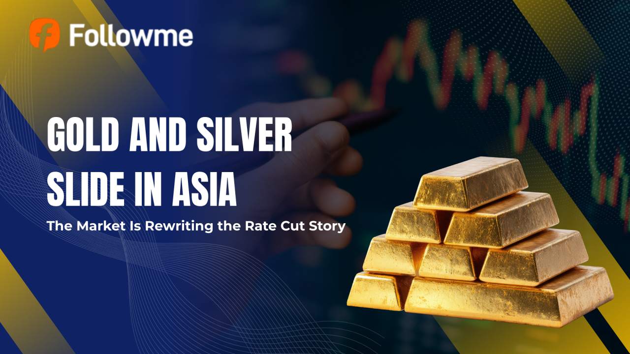 Gold and Silver Slide in Asia, The Market Is Rewriting the Rate Cut Story