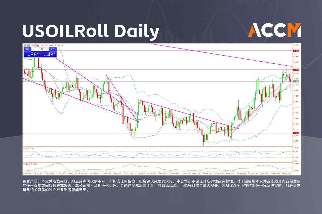 ACCM:美伊如期于日内瓦会谈，原油价格波动激增，黄金上行