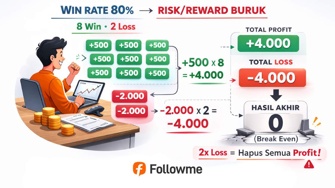 Mau Profit Lebih Stabil? Mulai dari Rasio Risk/Reward