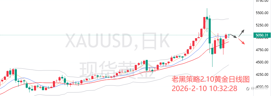 老黑策略：2.10外汇、黄金、原油分析策略
