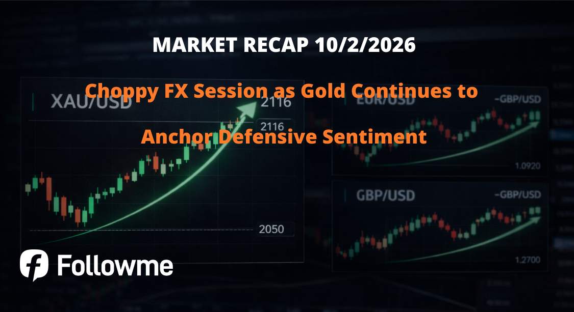 Choppy FX Session as Gold Continues to Anchor Defensive Sentiment