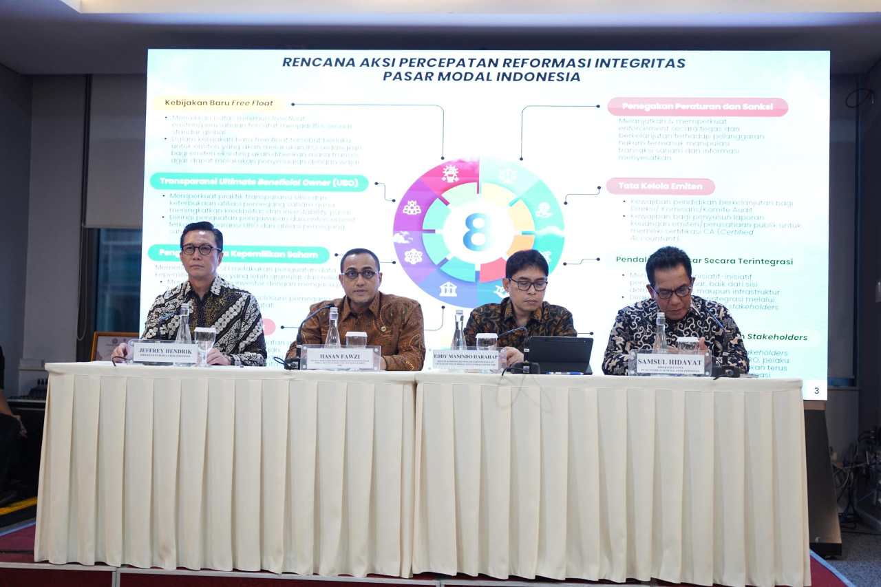 Siaran Pers Bersama: OJK, BEI, dan KSEI Percepat Reformasi Integritas Pasar Modal dan Tindak Lanjut Masukan MSCI