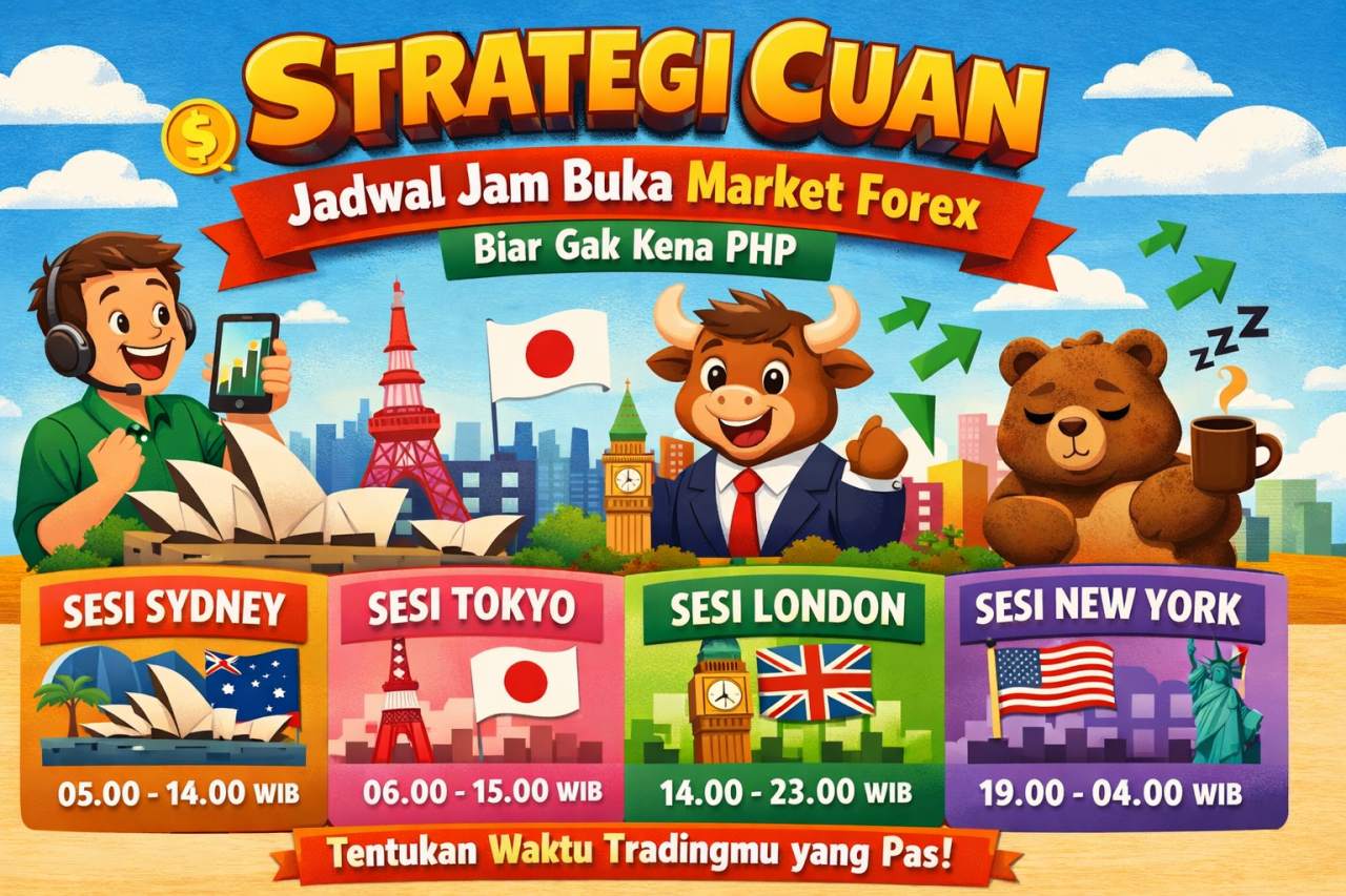Strategi Cuan: Jadwal Jam Buka Market Forex Biar Gak Kena PHP
