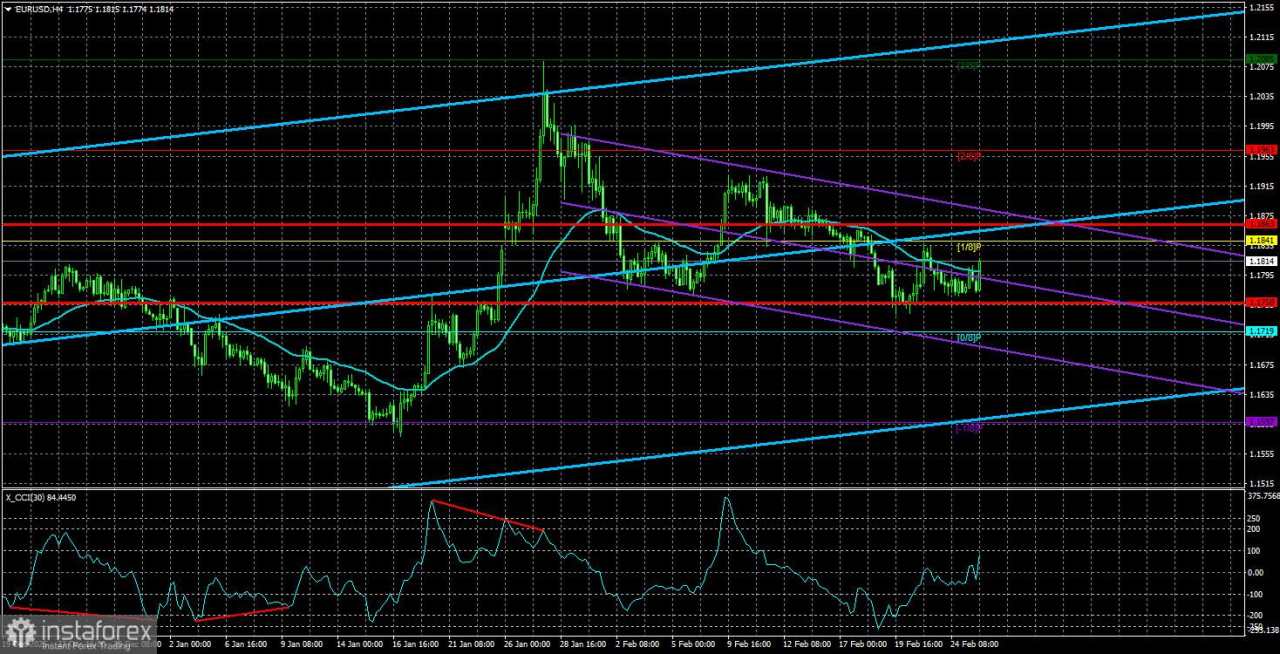 Tinjauan Pair EUR/USD. 26 Februari. Flat Baru?