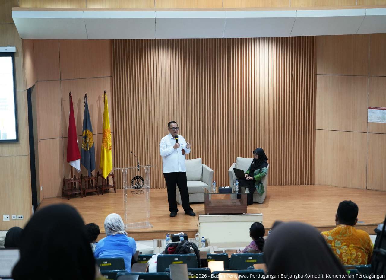 Kuliah Umum Investasi Emas dalam Perspektif Regulasi dan Perlindungan Konsumen bersama Kepala Bappebti