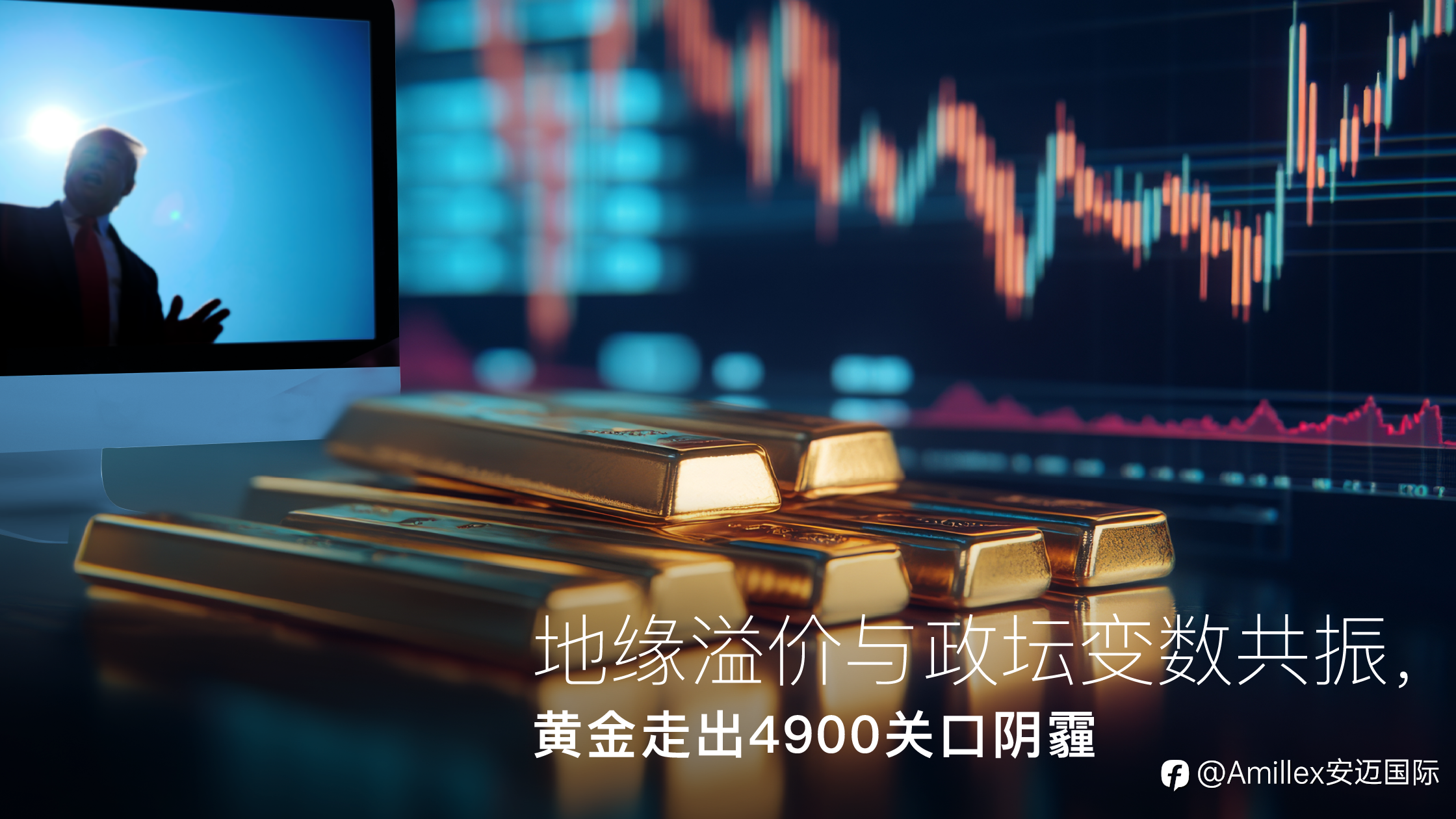 Amillex安迈每日汇评|地缘溢价与政坛变数共振,黄金走出4900关口阴霾