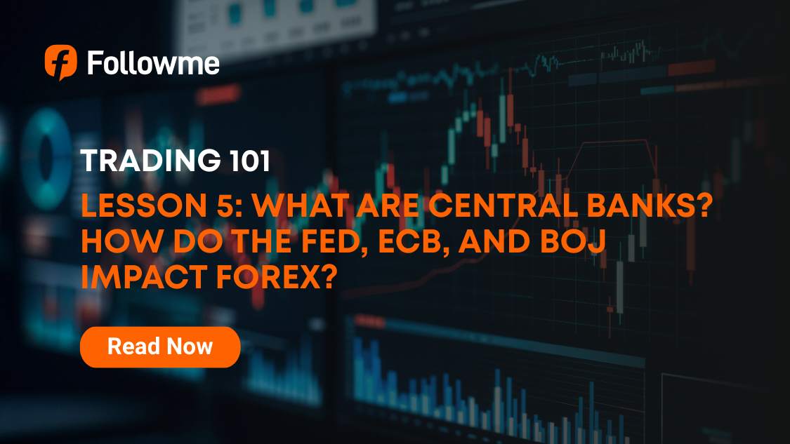 TRADING 101 – LESSON 05: WHAT ARE CENTRAL BANKS? HOW DO THE FED, ECB, AND BOJ IMPACT FOREX?
