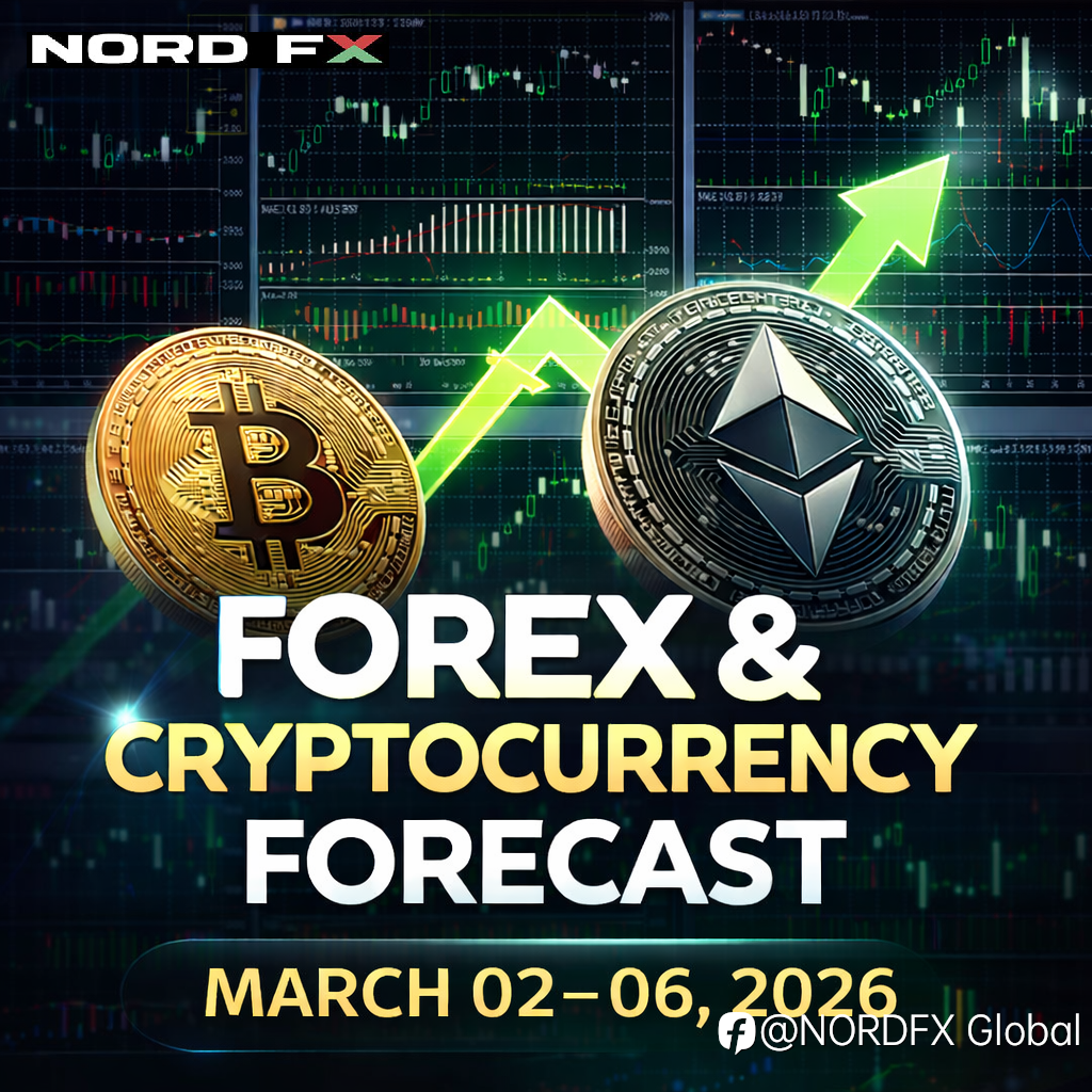 Forex and Cryptocurrency Forecast for March 02–06, 2026