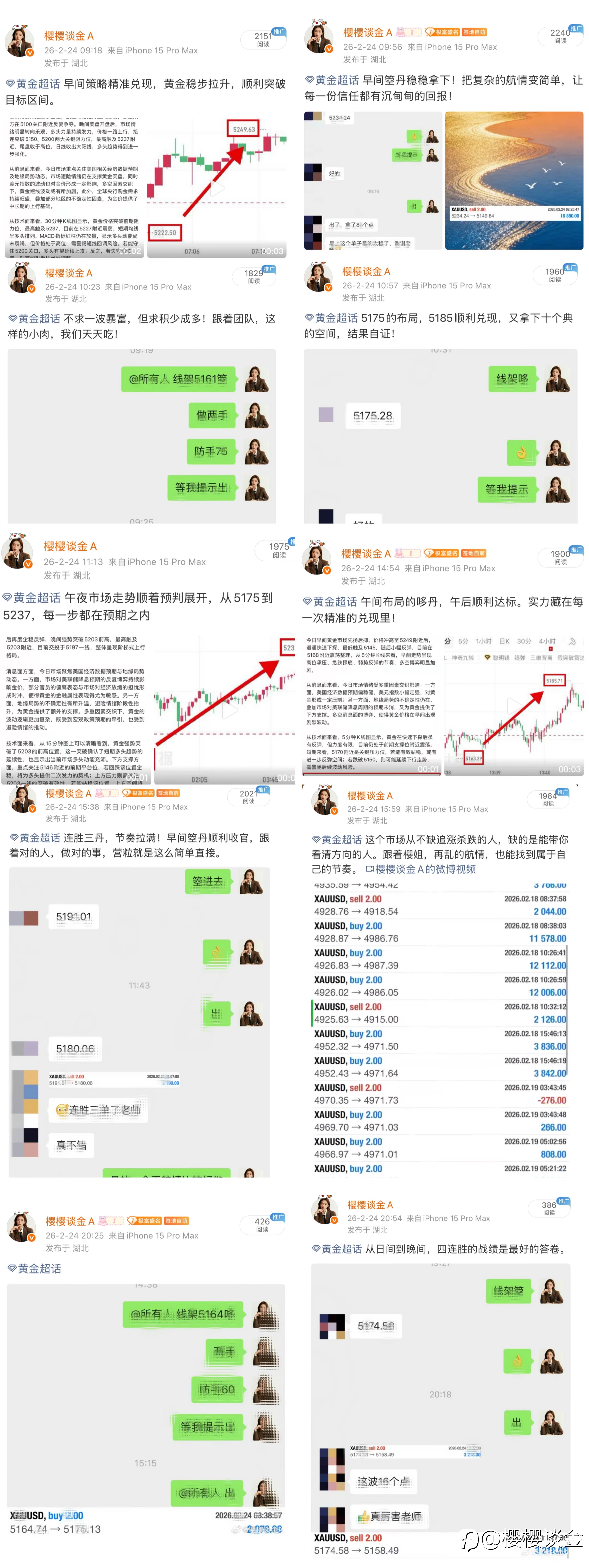 樱姐黄金正月初九交易思路总结