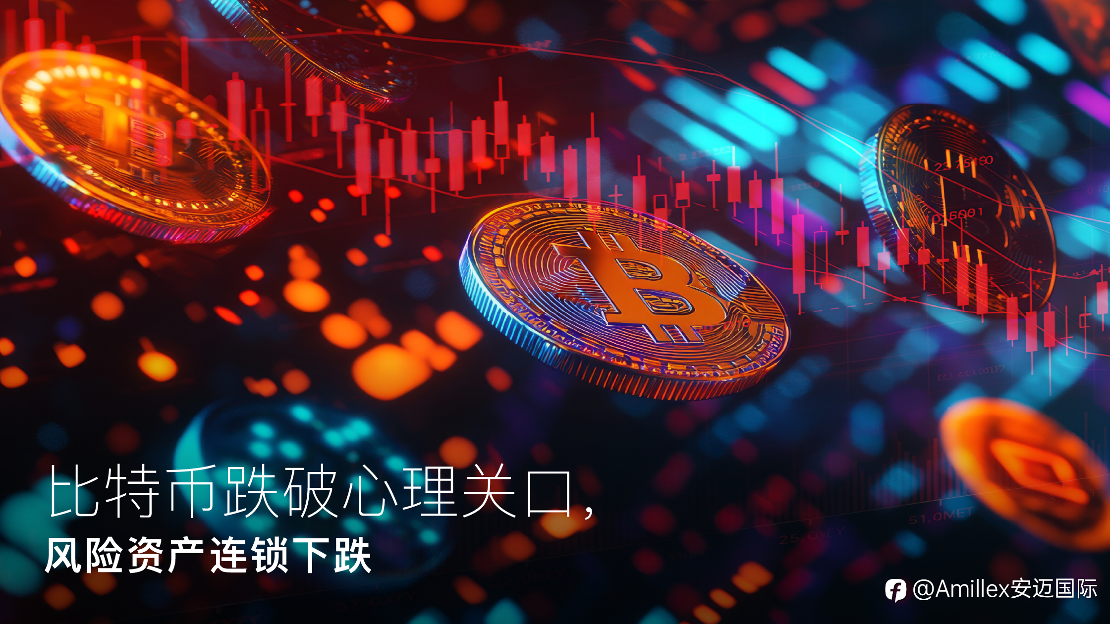 Amillex安迈每日汇评｜比特币跌破心理关口，风险资产连锁下跌